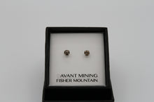 Load image into Gallery viewer, Smoky Quartz Stud Earrings