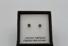 Load image into Gallery viewer, Smoky Quartz Stud Earrings