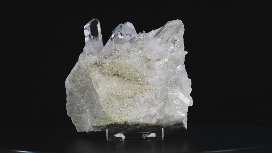 Quartz Crystal Cluster (Medium) 4.5in x 5in x 3in - SN AM000064