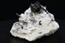 Load image into Gallery viewer, Smoky Quartz Crystal Cluster with Adularia (Medium) 8in x 4.5in x 3in - SN AM000028
