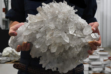 Load image into Gallery viewer, Quartz Crystal Cluster (Large) 12in x 11in x 4.5in - SN AM000050
