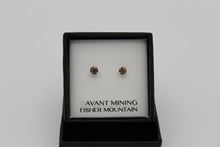 Load image into Gallery viewer, Smoky Quartz Stud Earrings
