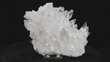 Load and play video in Gallery viewer, Quartz Crystal Cluster (Medium) 8in x 7in x 3in - SN AM000053
