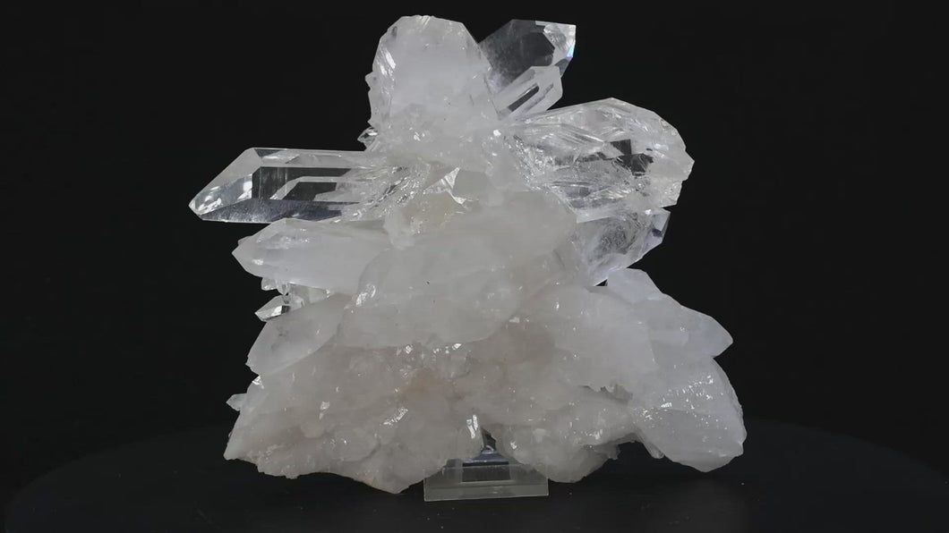 Quartz Crystal Cluster (Large) 6.5in x 7in x 3.5in - SN AM000025