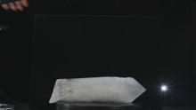 Load and play video in Gallery viewer, Quartz Crystal Single Point, Milky (Large) 14in x 4.5in x 3.5in - SN AM000014
