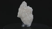 Load and play video in Gallery viewer, Quartz Crystal Cluster (Small) 5in x 8in x 2in - SN AM000027
