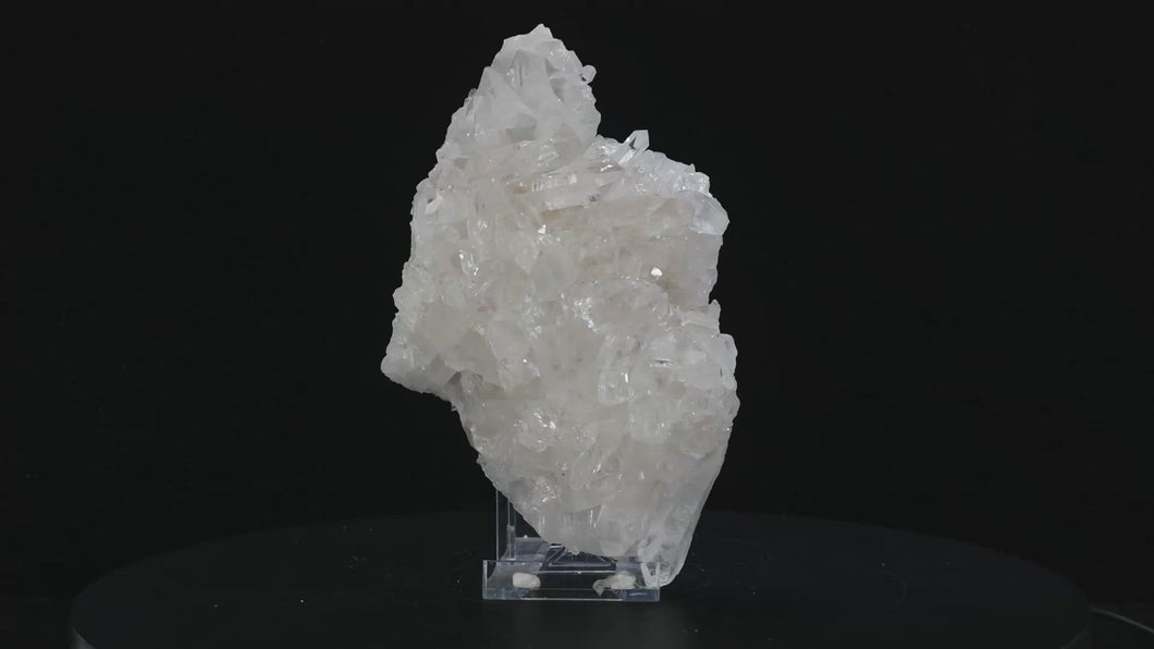 Quartz Crystal Cluster (Small) 5in x 8in x 2in - SN AM000027