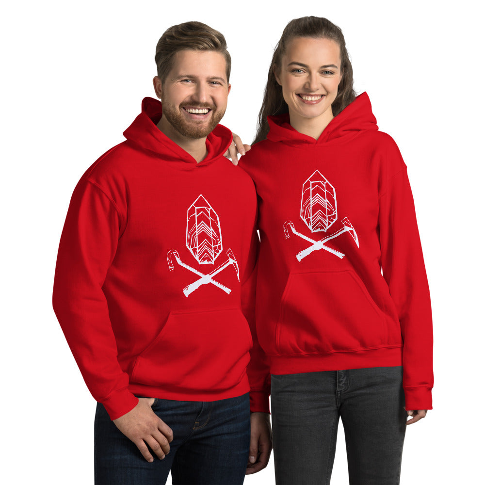 MILES WORD × DUSTY HUSKY / หยุด ดู ฟัง Quartz Dig Unisex Hoodie – Avant Mining Fisher Mountain